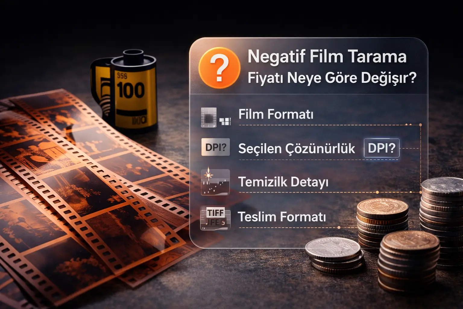 Negatif Film Taramada Fiyat Neye Göre Değişir? (Adet, Çözünürlük, Temizlik Detayı)0 (0)