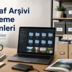 Bilgisayar ekranında renk düzeltmesi yapılan eski portre fotoğrafı.