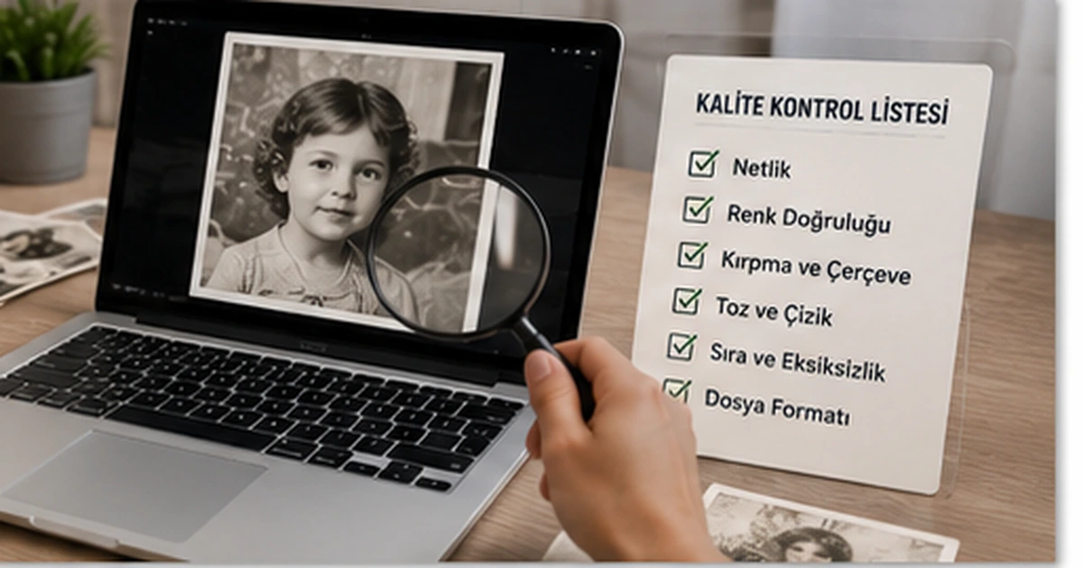 Fotoğraf Tarama Sonrası Kalite Kontrolü: Teslim Alınan Dosyalarda Nelere Bakılmalı?0 (0)