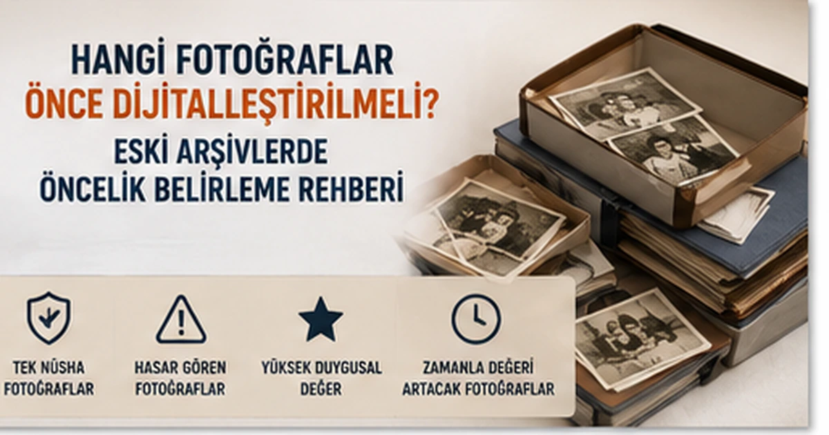 Hangi Fotoğraflar Önce Dijitalleştirilmeli? Eski Arşivlerde Öncelik Belirleme Rehberi0 (0)