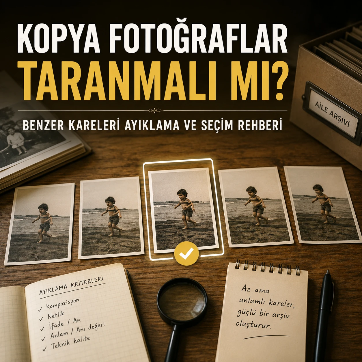 Kopya Fotoğraflar Taranmalı mı? Benzer Kareleri Ayıklama ve Seçim Rehberi0 (0)