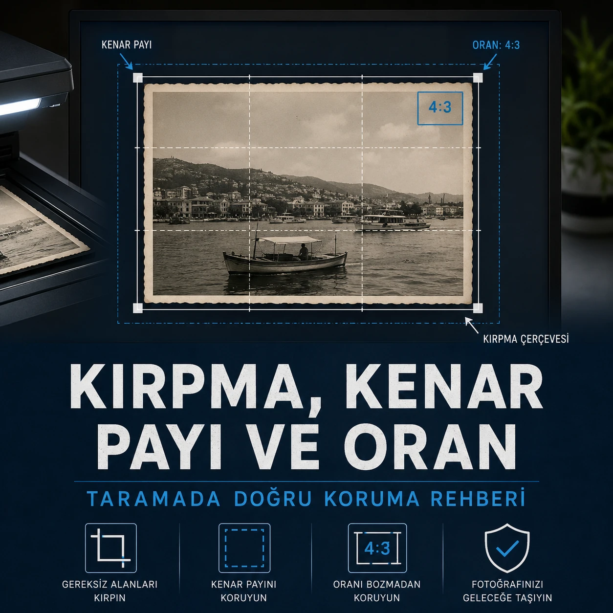 Fotoğraf Taramada Kırpma, Kenar Payı ve Oran Koruma Rehberi0 (0)