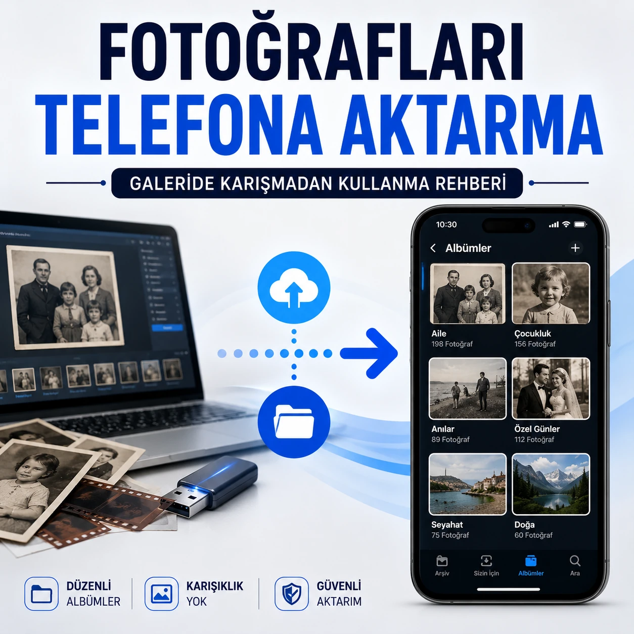 Taranan Fotoğrafları Telefona Aktarma: Galeride Karışmadan Kullanma Rehberi0 (0)